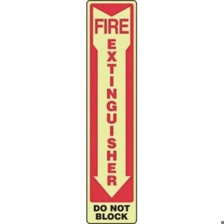 Accuform GLOWINTHEDAR K SAFETY SIGN FIRE MLFX509GF MLFX509GF